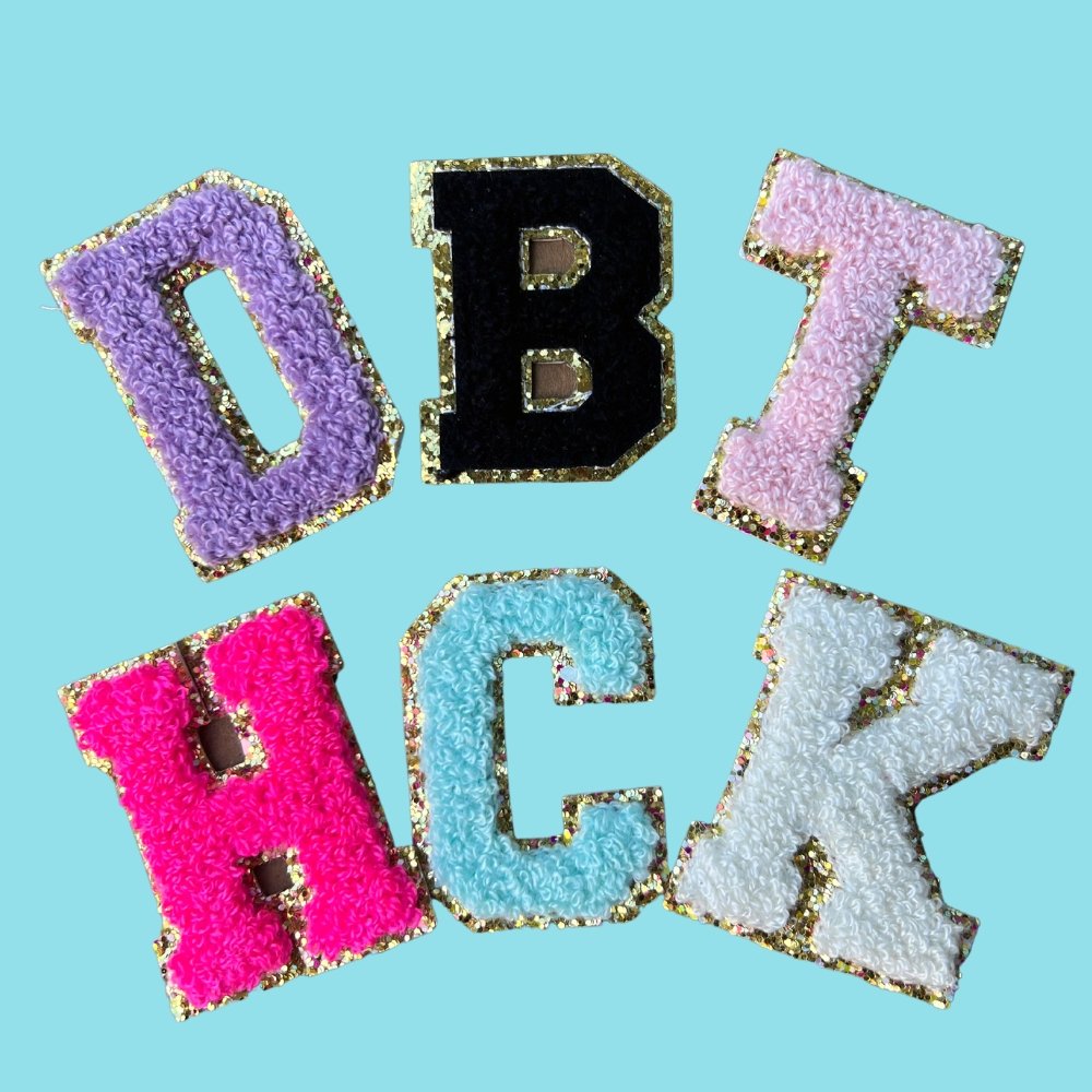 Blue Fanny Pack with Patches