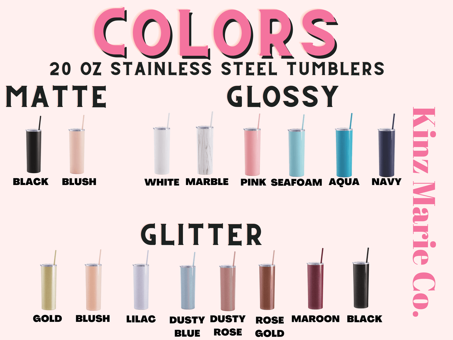 Shadow Monogram Skinny Tumbler