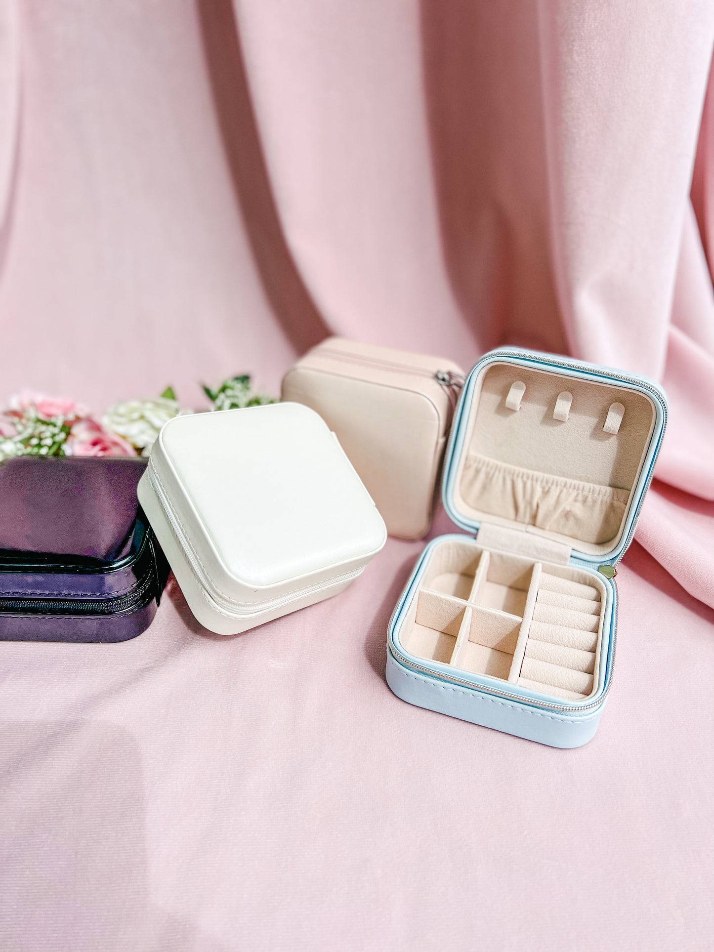Shadow Monogram Travel Jewelry Case