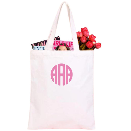 Circle Monogram Tote