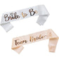 Bride Sash (Set of 7)