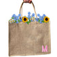 Shadow Monogram Jute Carryall, Lower Right