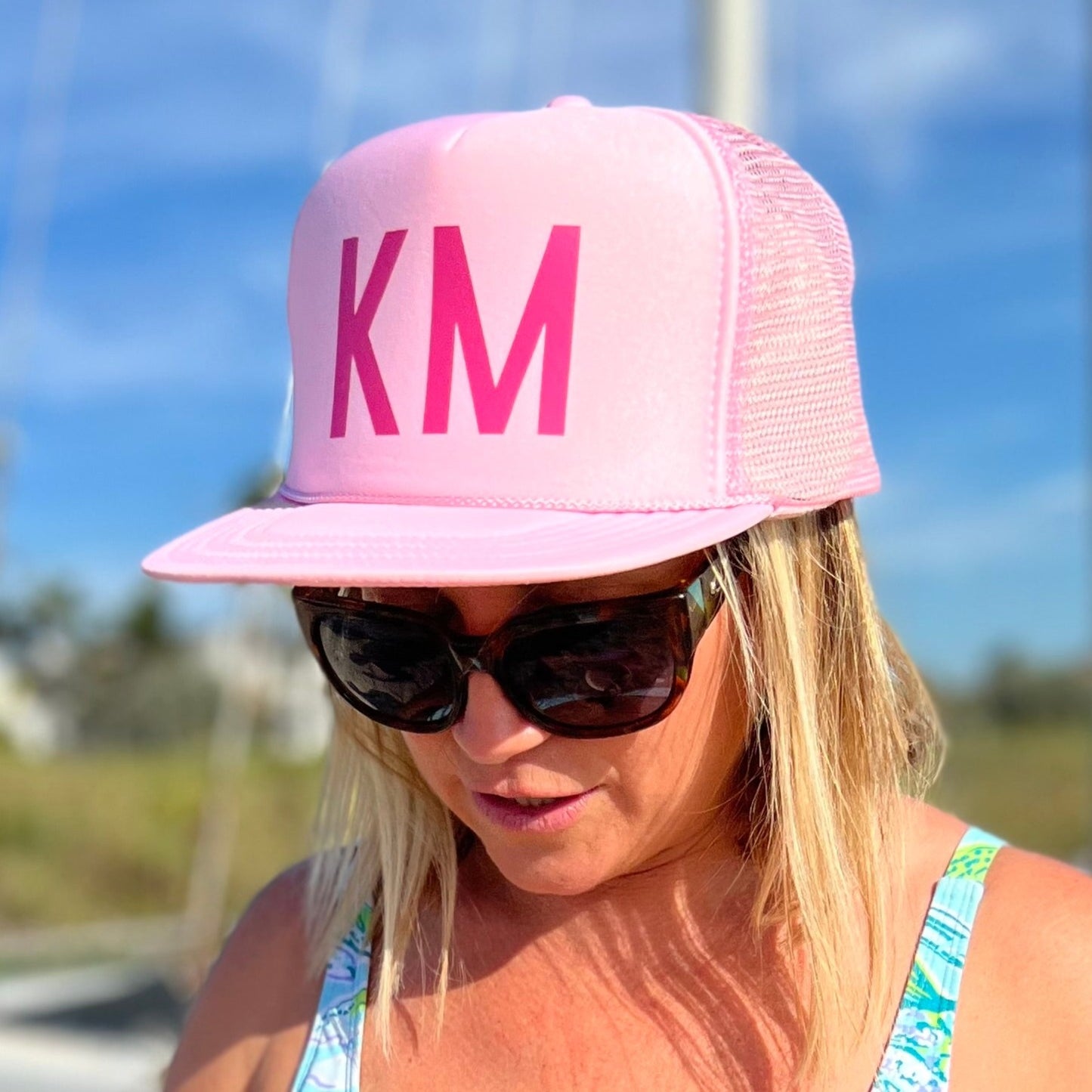 Shadow Monogram Trucker Hat